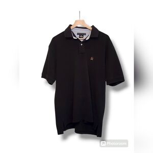 Tommy Hilfiger Black Collared Shirt Mens Size XL